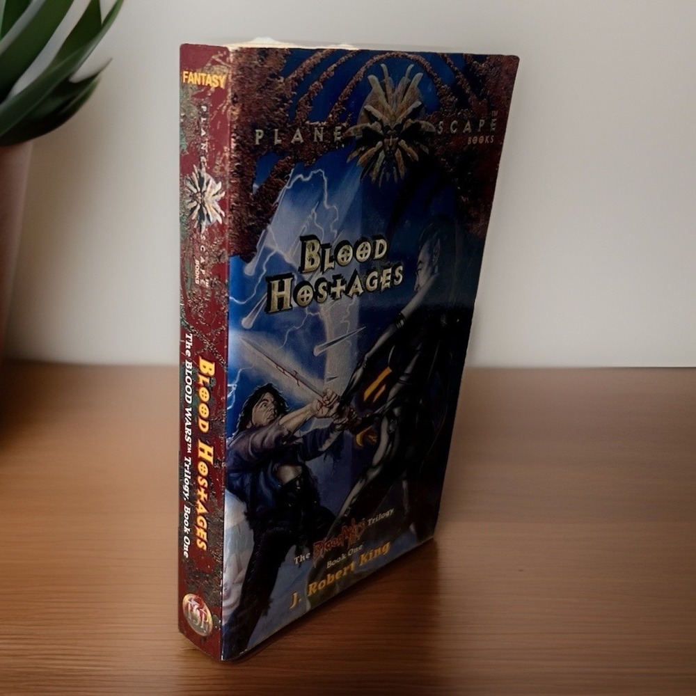 [Planescape] Blood Hostages by J. Robert King - 1st Ed/1st Print 1996 TSR